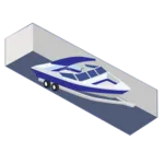Illustration of a 14×30 storage unit